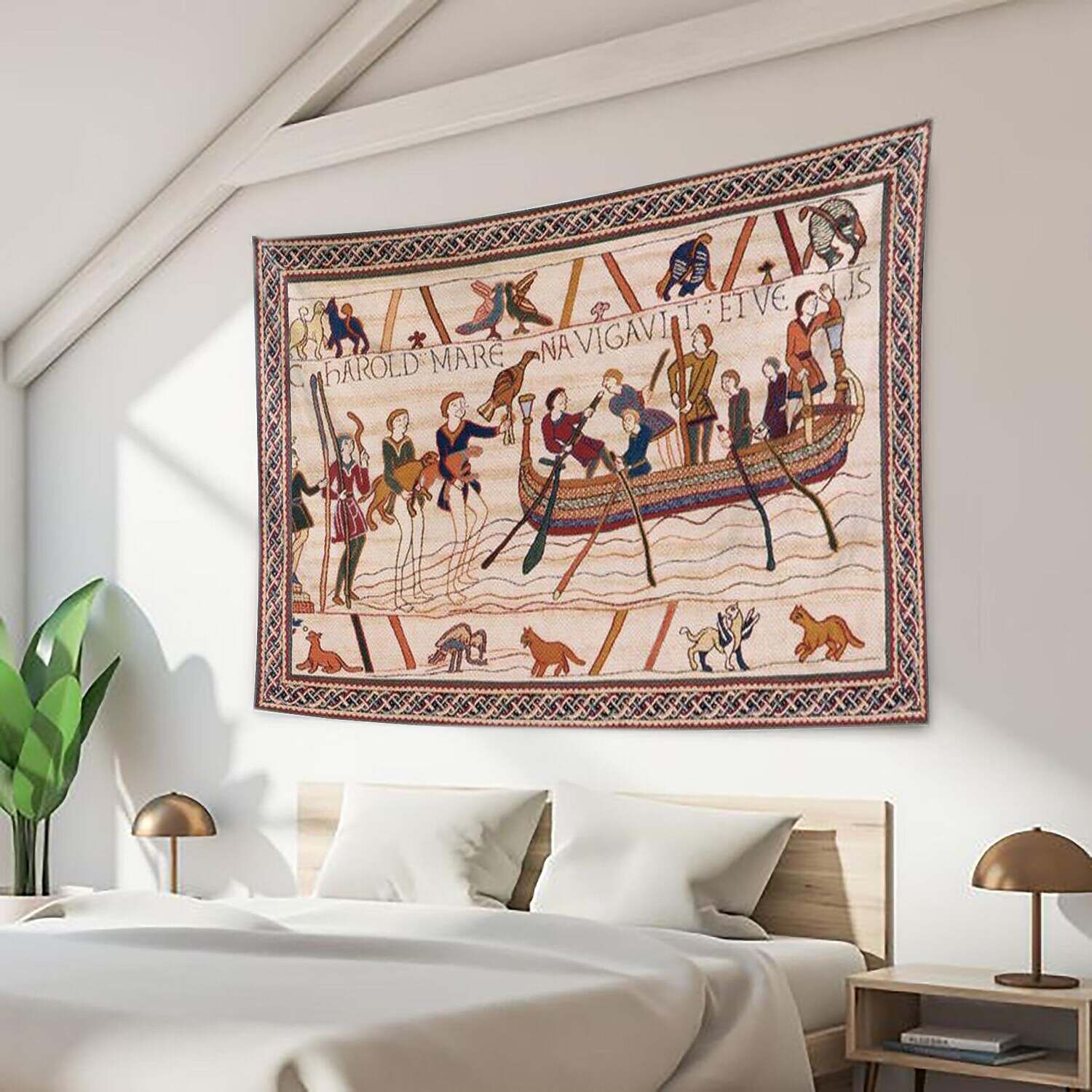 Bayeux Medieval Wall Tapestry Art Decor