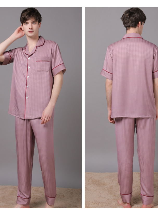 Regular Sleeve Others Casual Plain Regular Fit Matching Couple Pajama Set