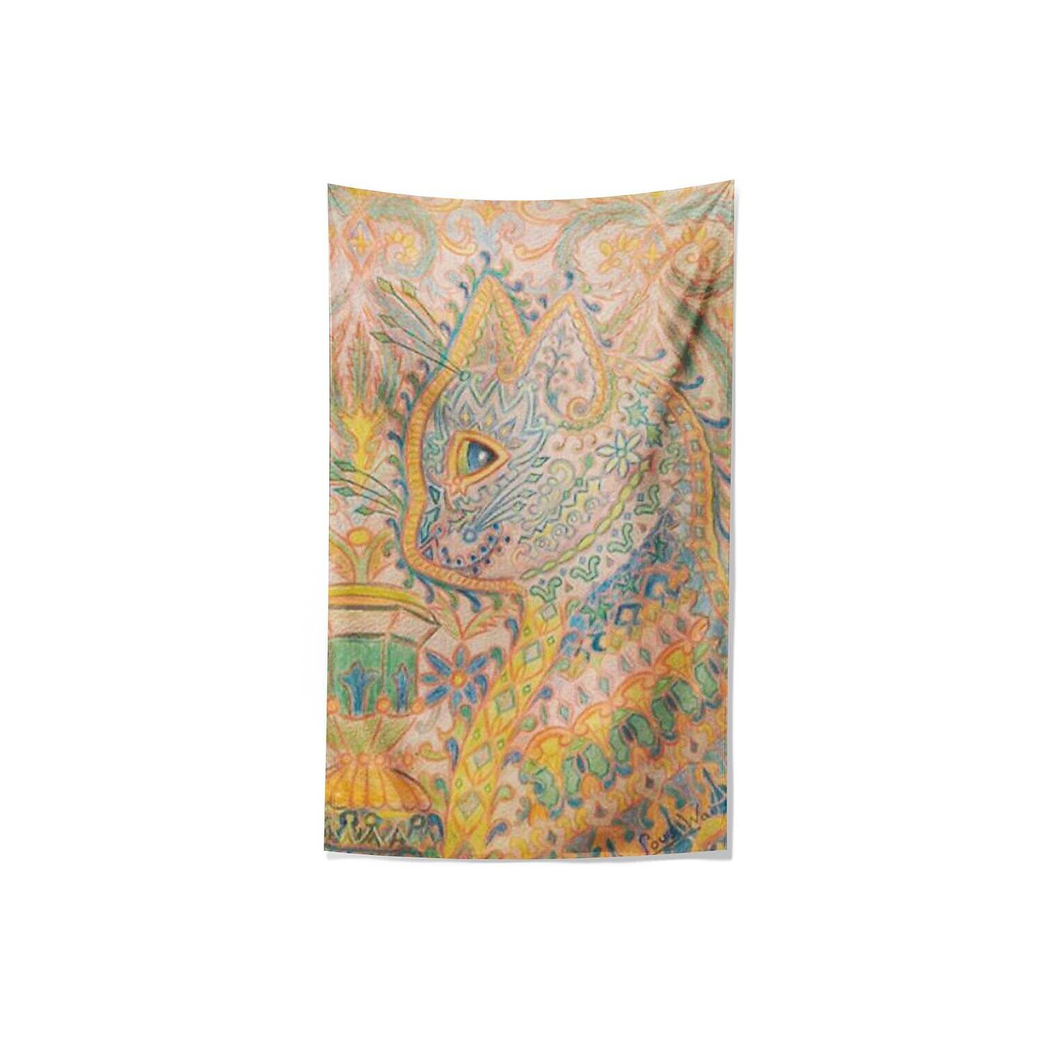 Funny Large Wall Tapestry Cat Art Decor