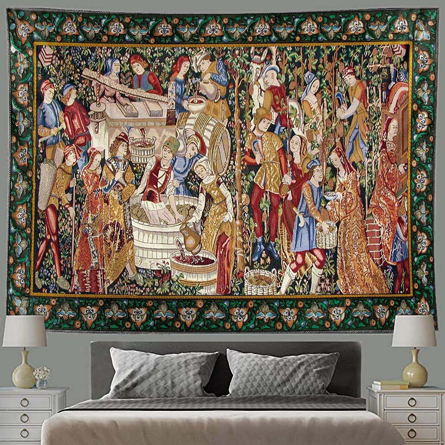 Medieval Wall Tapestry Art Decor