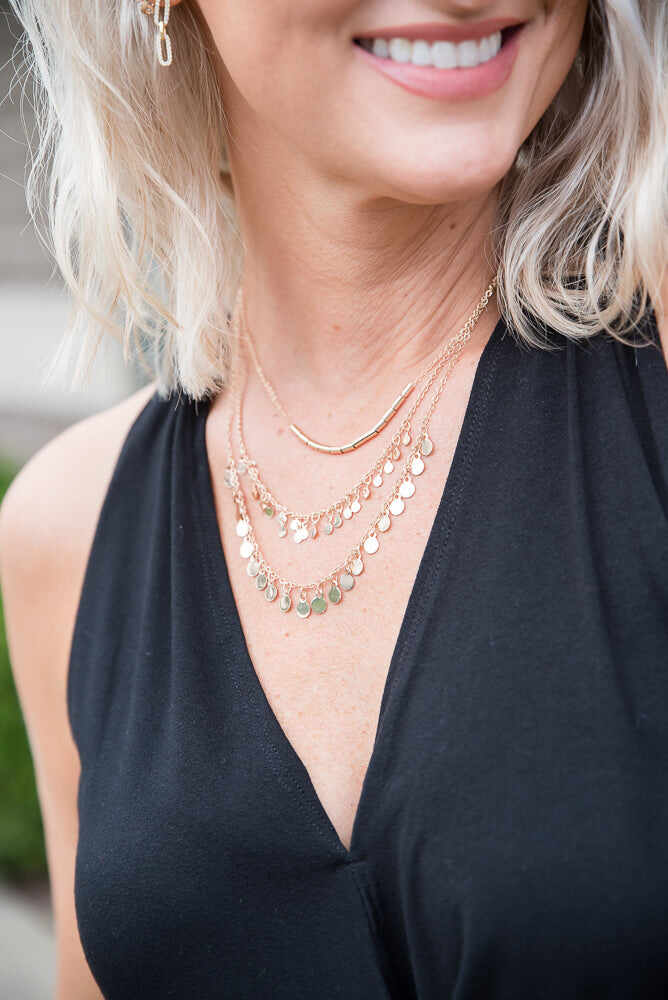 Go for the Gold Layered Necklace