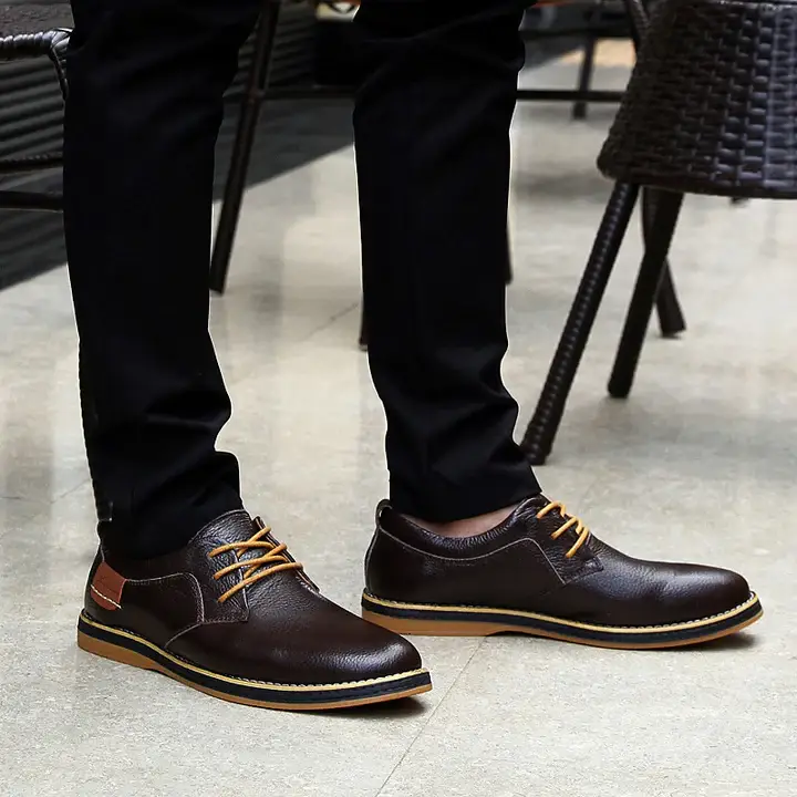 Vintage Business Casual Leather Shoes