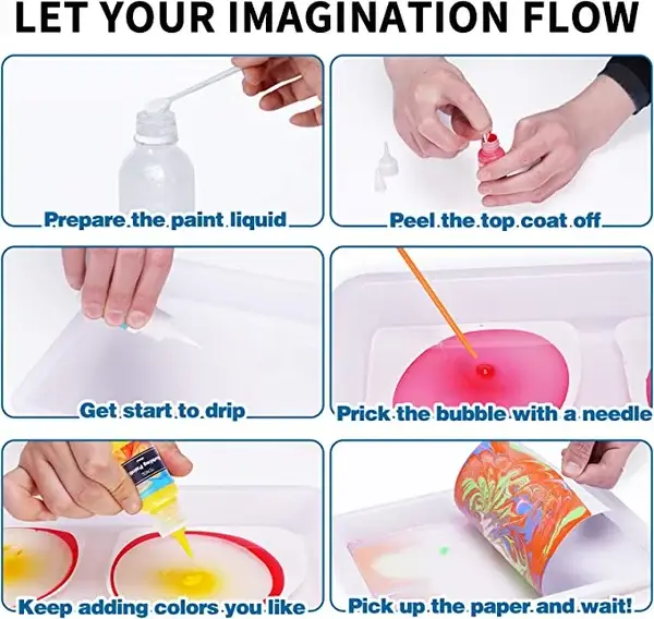 🎨🎨Water Marbling Paint Art Kit🎁The perfect gift for Christmas