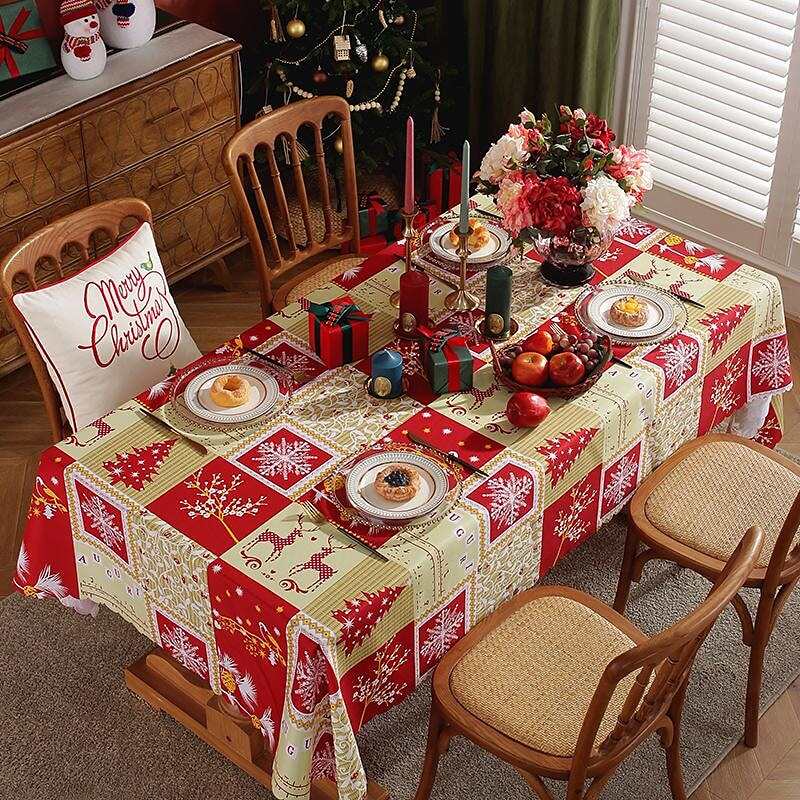 Christmas Decoration Rectangle Tablecloth