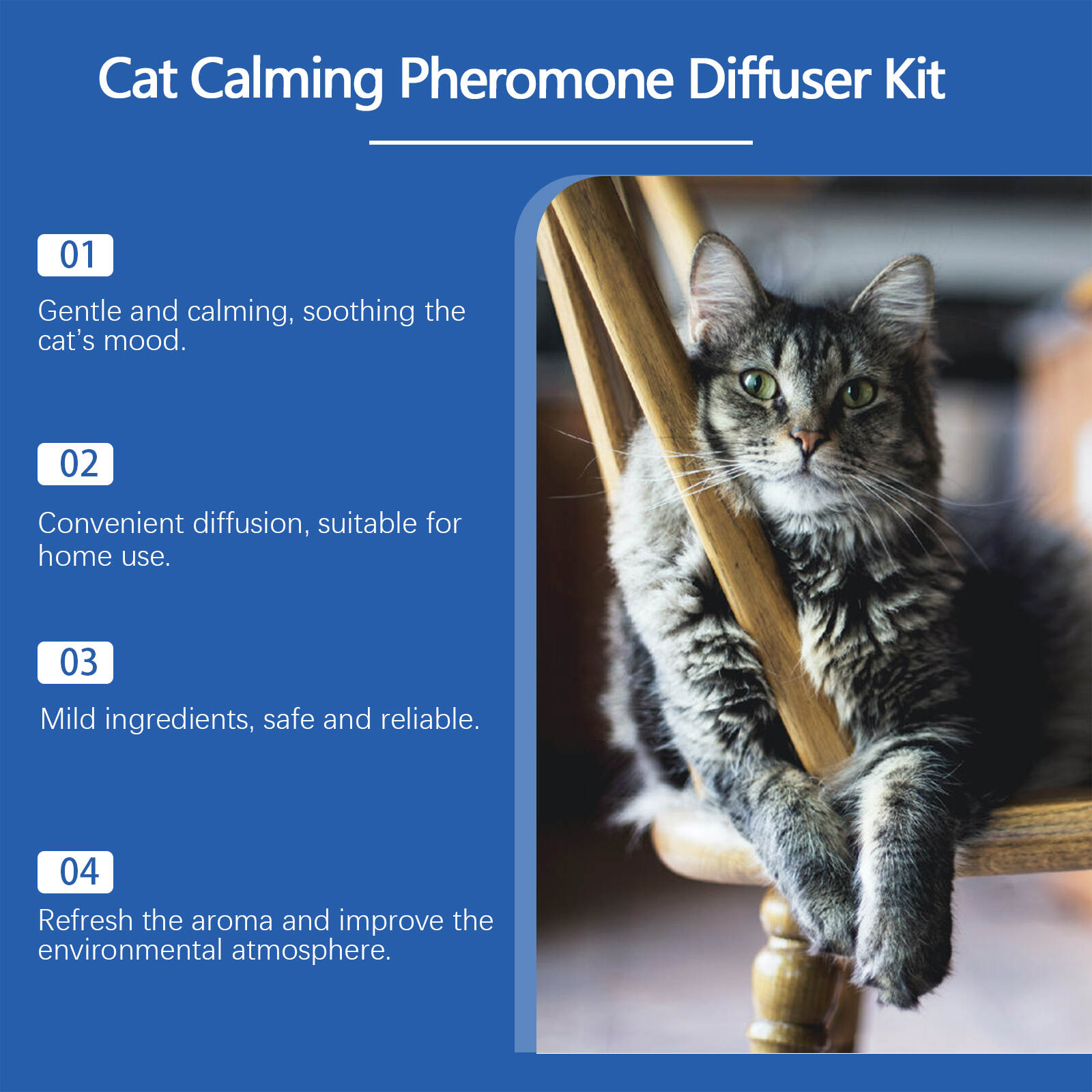 Cat Calming Pheromone Diffuser Kit