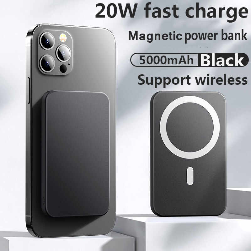 NEW 10000mAh Portable Magnetic Wireless Power Bank