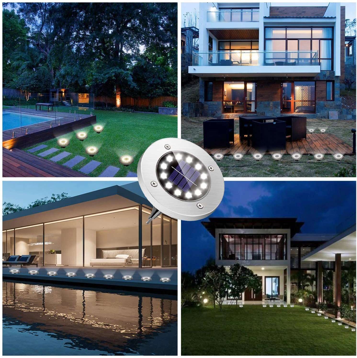 Hot sale -8LED Waterproof Solar Pathway Lights BUY MORE SAVE MORE