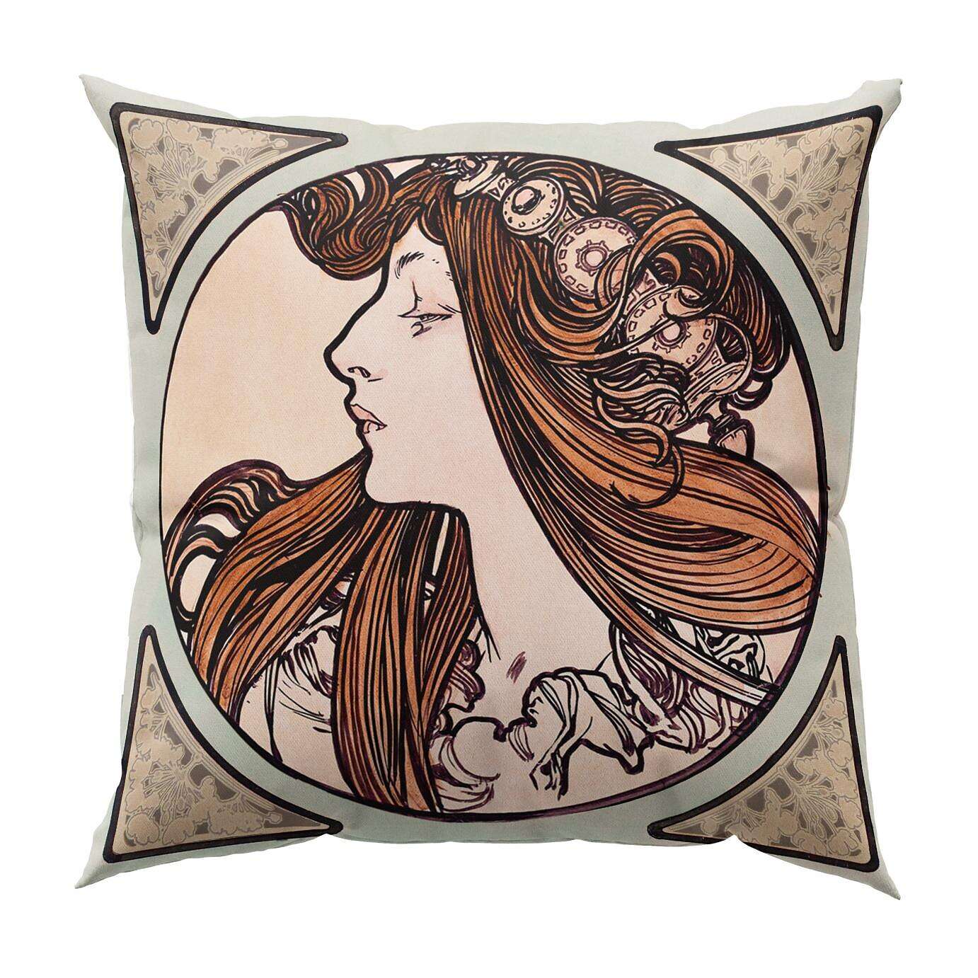 Art Nouveau Double Side Pillow Cover 4PC