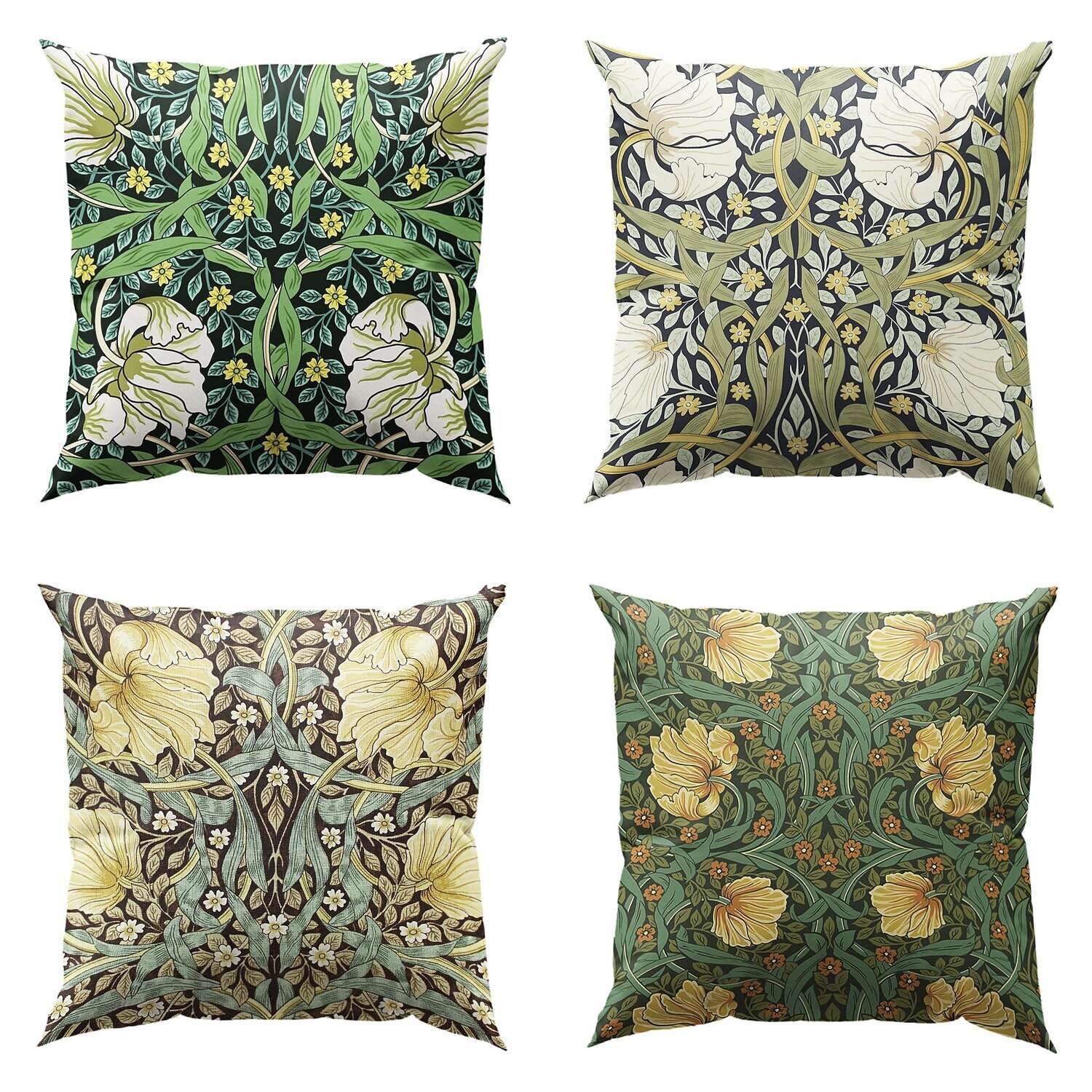 William Morris Double Side Pillow Cover 4PC