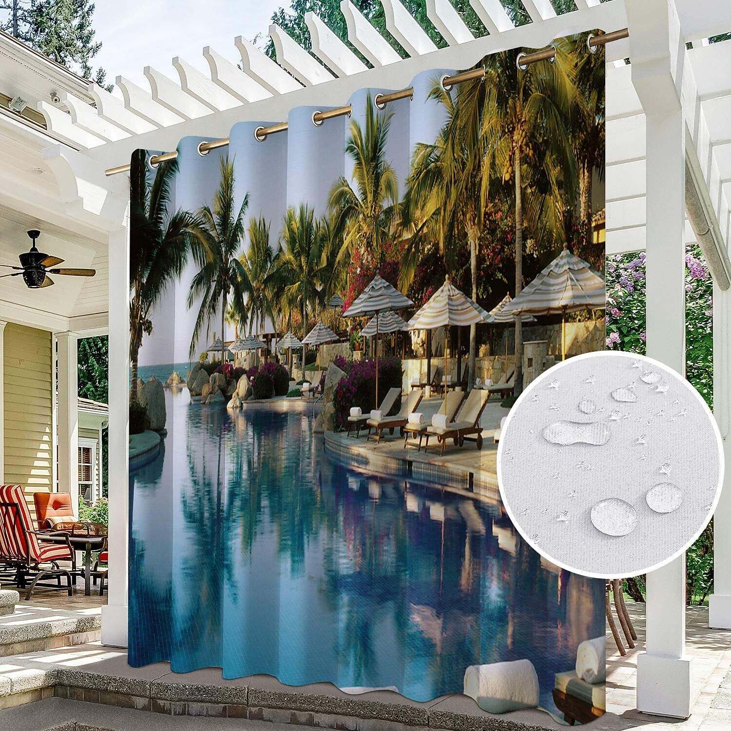 Waterproof Outdoor Curtain Privacy