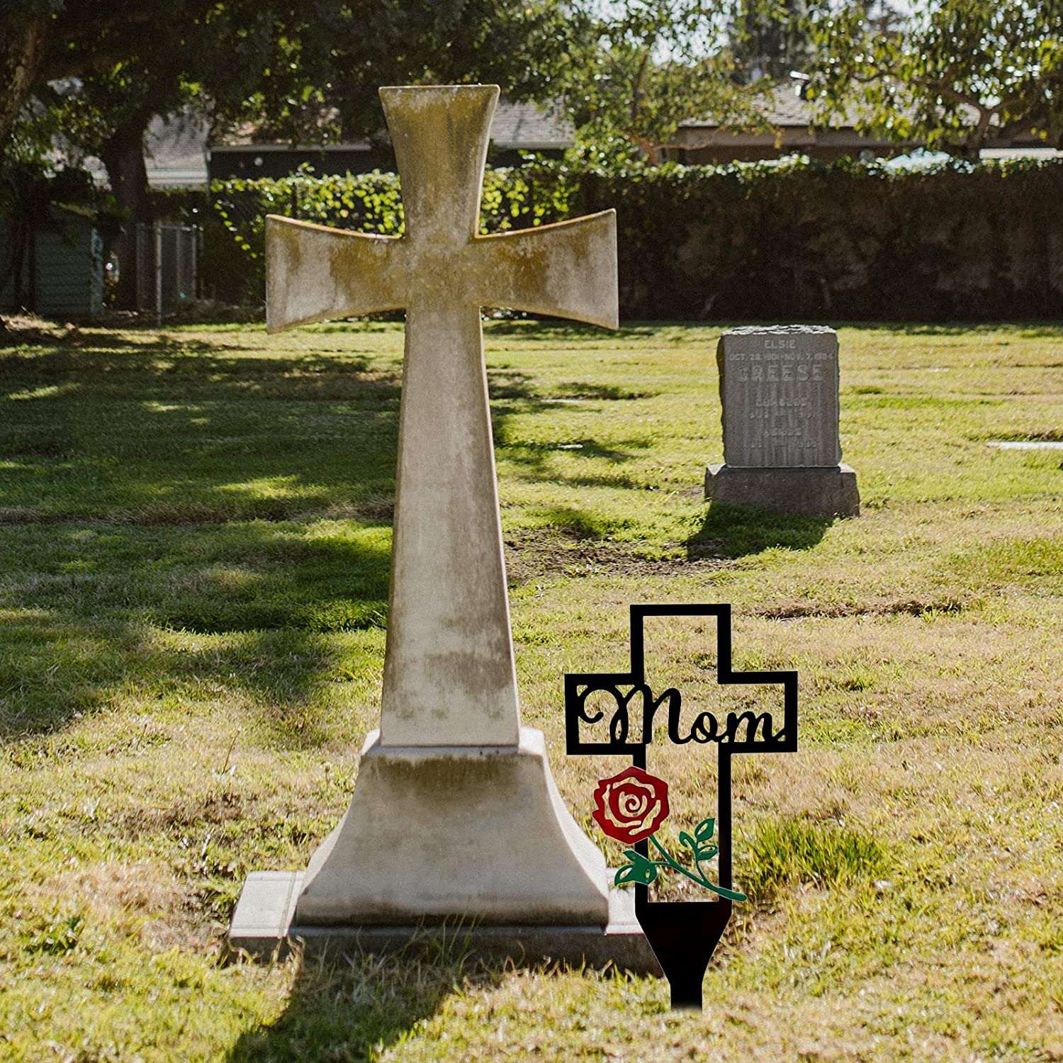 Hot Sale - Cemetery Memorial Cross Stake for Parents