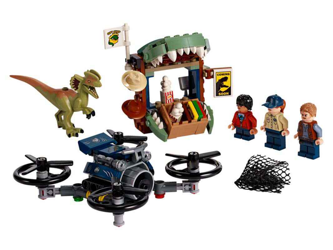 LEGO Dilophosaurus on the Loose