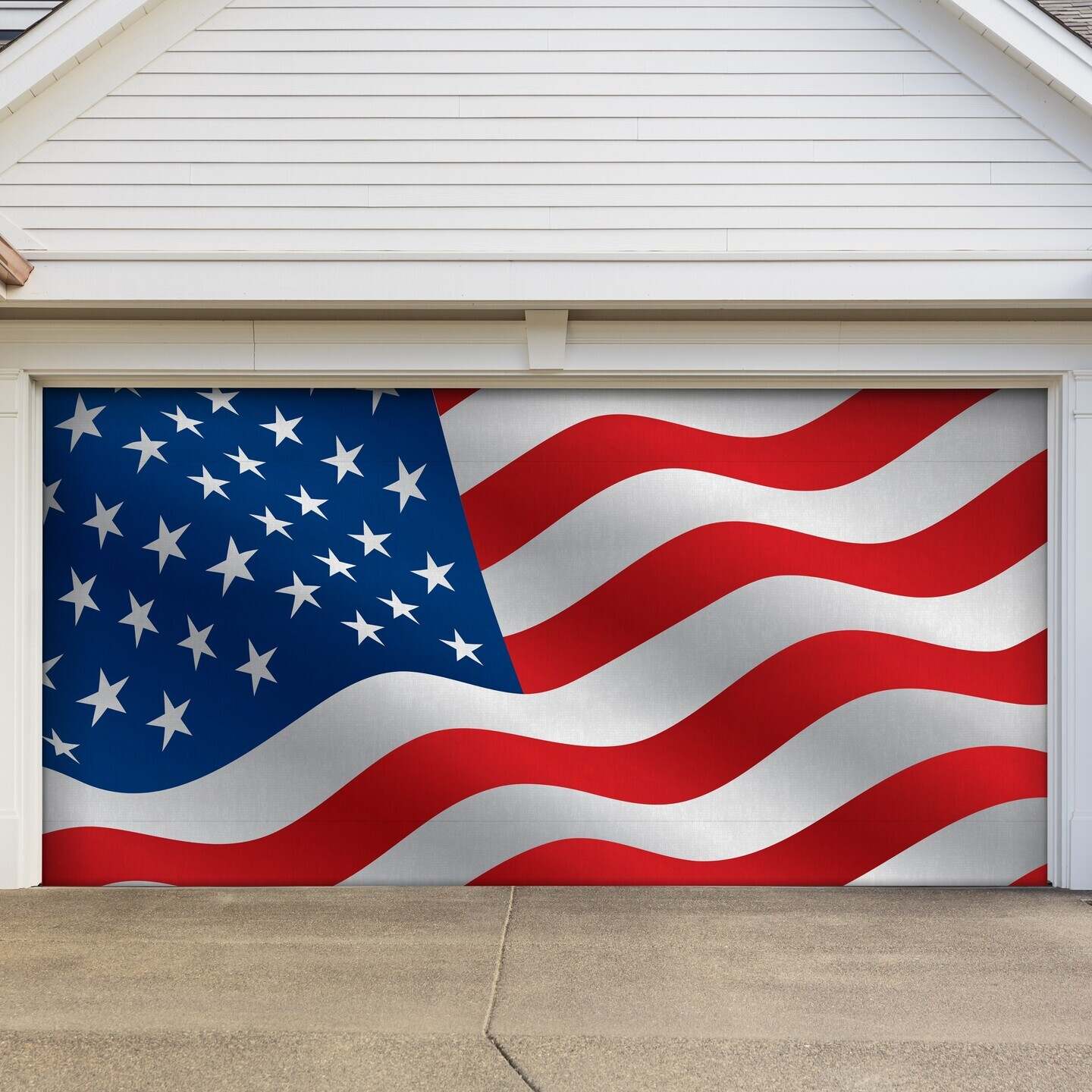 Patriotic Garage Door Mural