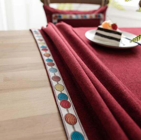 Rectangular Tablecloth Waterproof Cotton Linen Table Cloth Cover