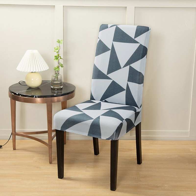 2 Pcs Stretch Kitchen Chair Cover Slipcover