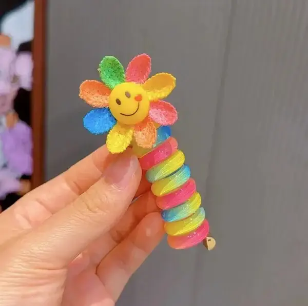 🌲 Early Christmas Sale🎁Colorful Telephone Wire Hair Bands for Kids