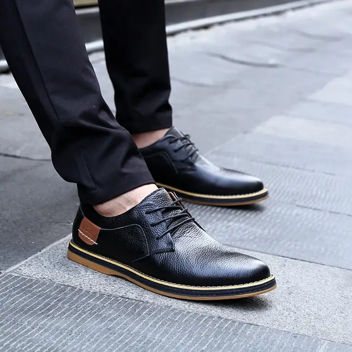 Vintage Business Casual Leather Shoes