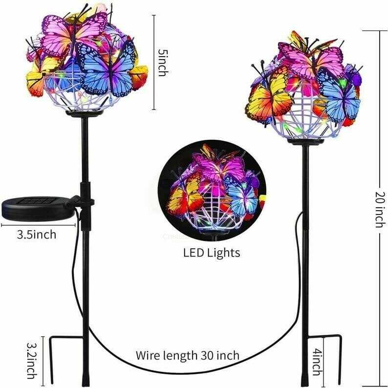 BIG SALE - 50% OFFSolar Stake Lights Butterflies Decor Lights ( BUY 1 GET 1 FREE )