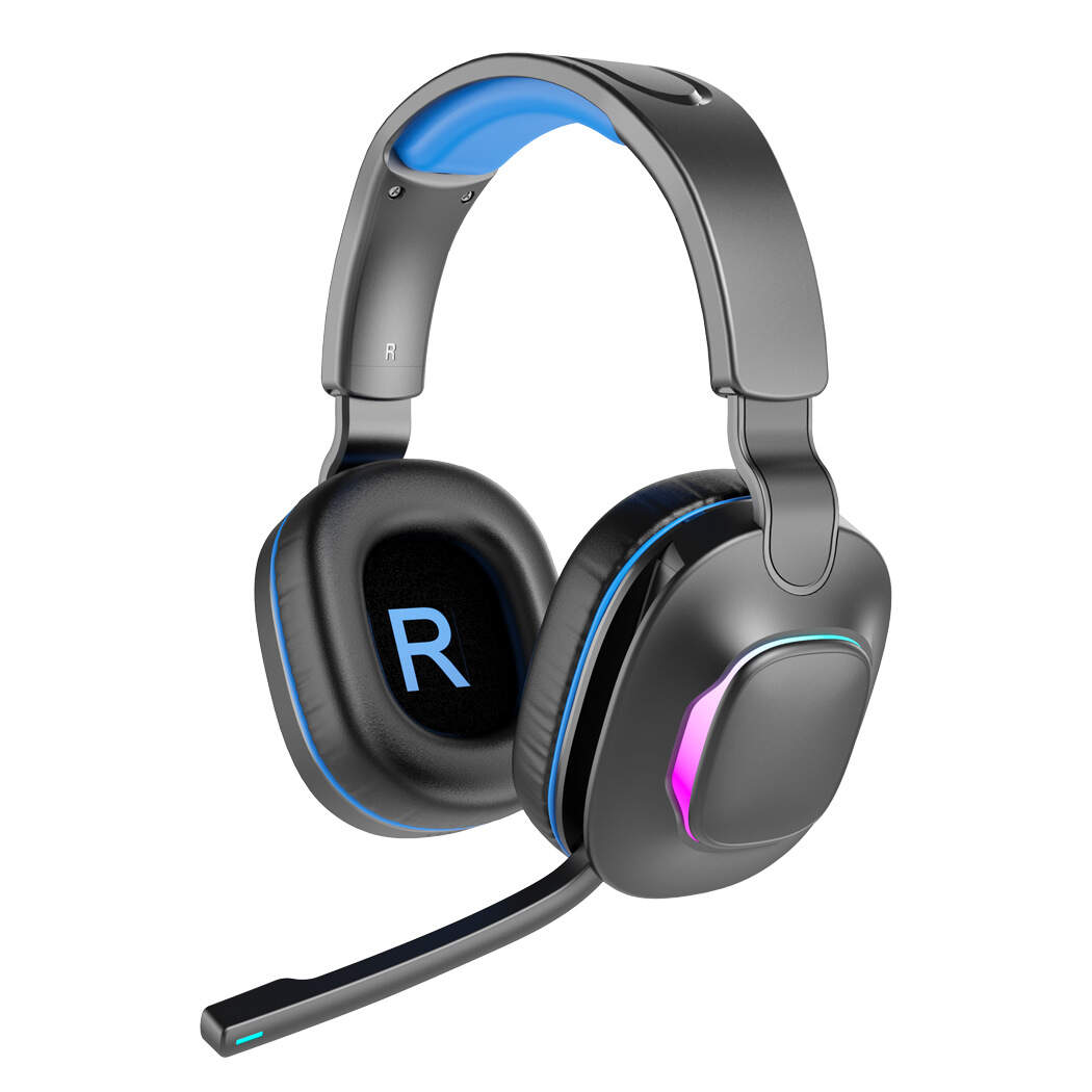 rgb gaming headset with noise canceling microphone