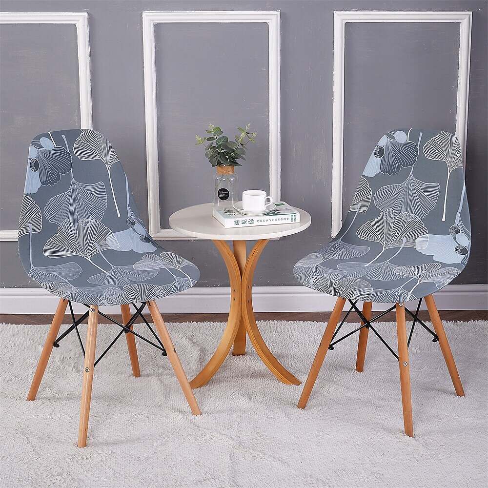 Shell Chair Cover Modern Style Parson Chair Slipcover