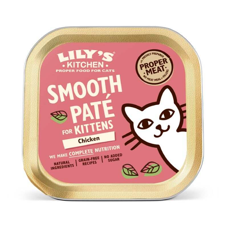 Lily's Kitchen - Wet Food For Cats - Chicken Paté for Kittens 85g