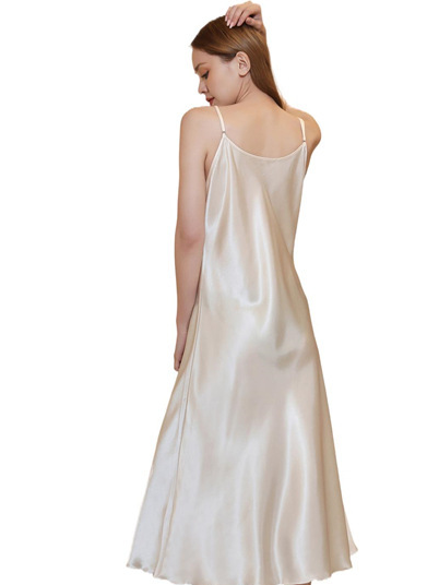 Plain Spaghetti Simple Nightdress