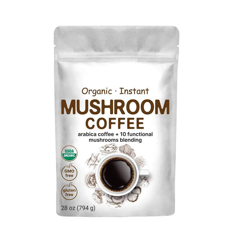 Organic Instant 10 in 1 Mushroom Coffee Powder