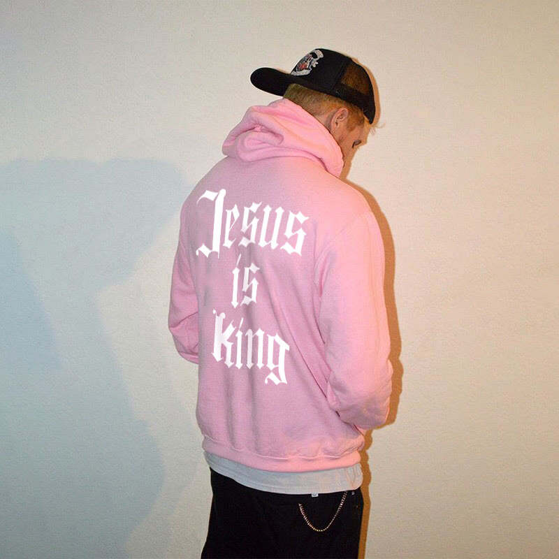 Jesus Is King Print Hoodie