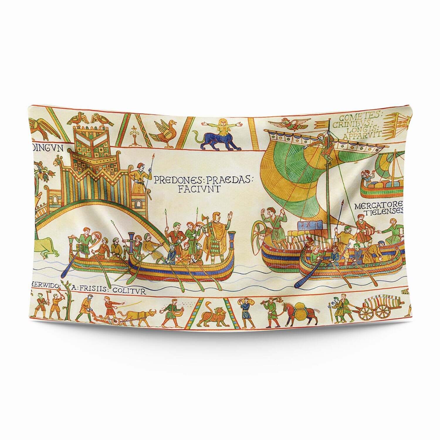 Bayeux Medieval Wall Tapestry Art Decor