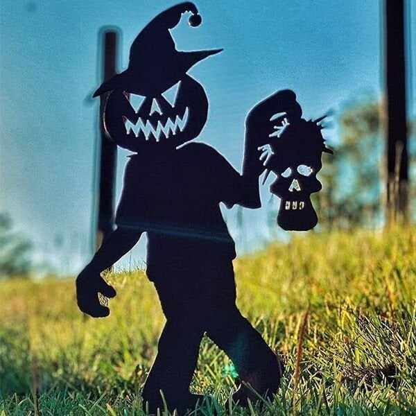 Cute and Unique Ghost Zombies - Halloween Yard Decor Metal Art