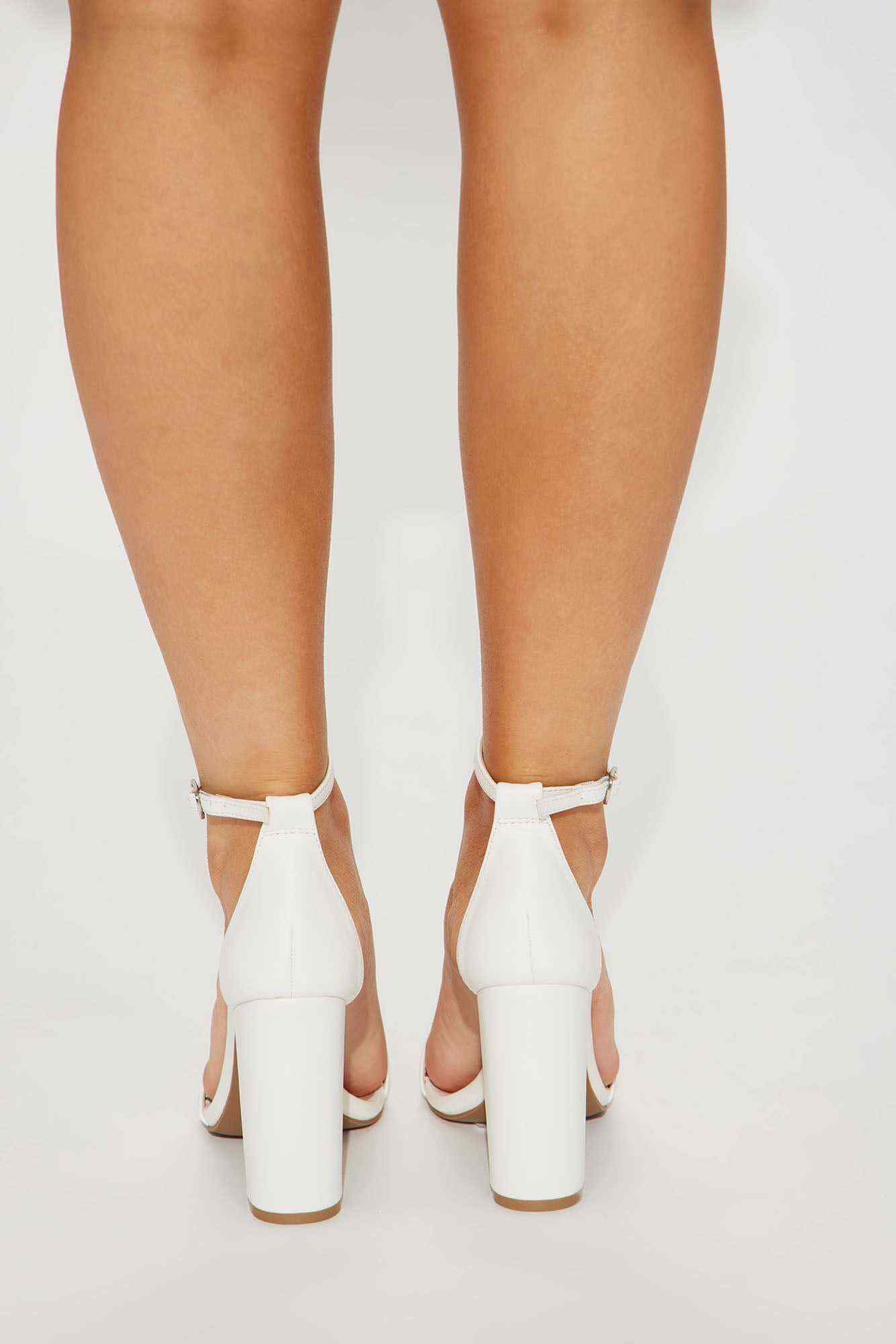 Sunshine Fine Heel   White