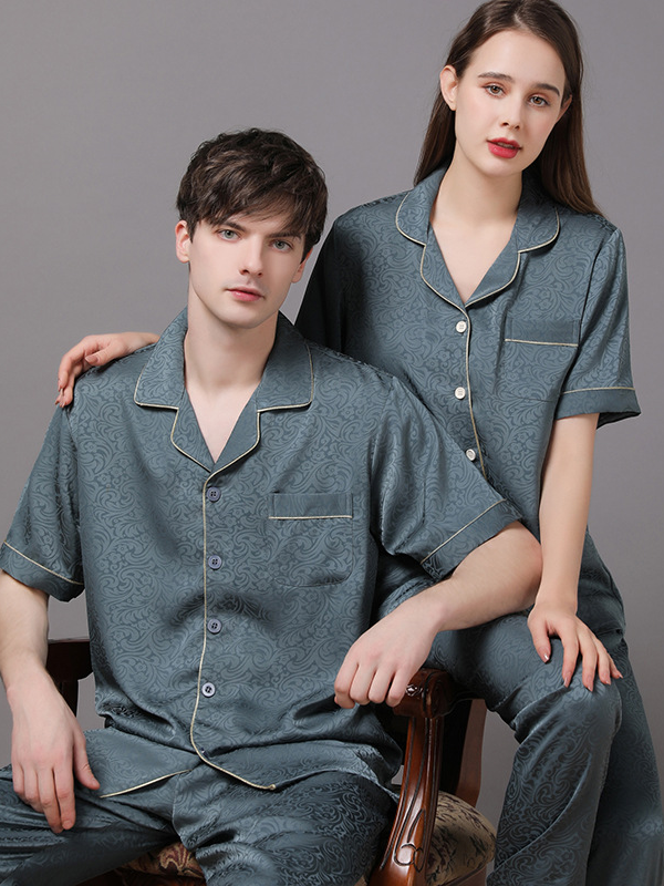 Regular Sleeve Others Casual Regular Fit Matching Couple Pajama Set