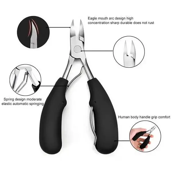 304 Stainless Steel Nail Clipper Set 👍Prevention Of Paronychia, Fungal Infection