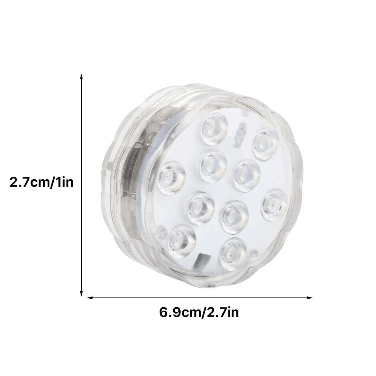 60% OFFSubmersible LED Pool Lights (RF Remote Control )