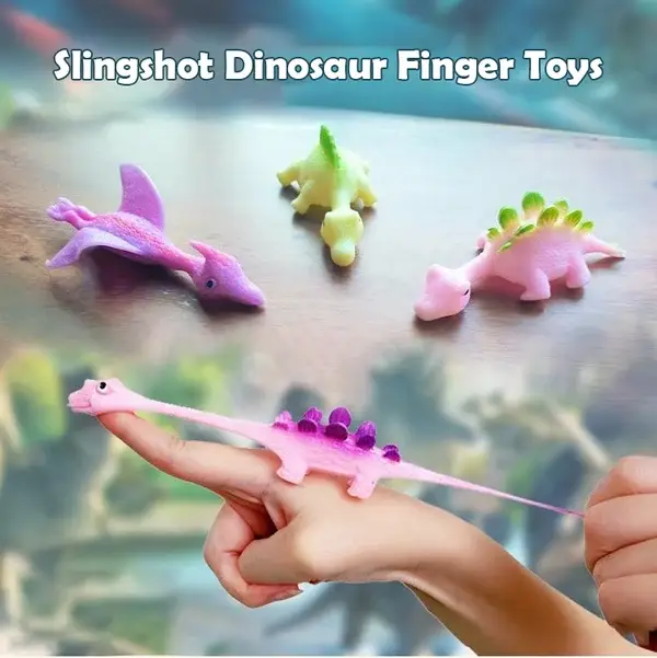 (🌲EARLY CHRISTMAS SALE - 47% OFF) 🎁Slingshot Dinosaur Finger Toys, BUY 5 GET 3 FREE🔥