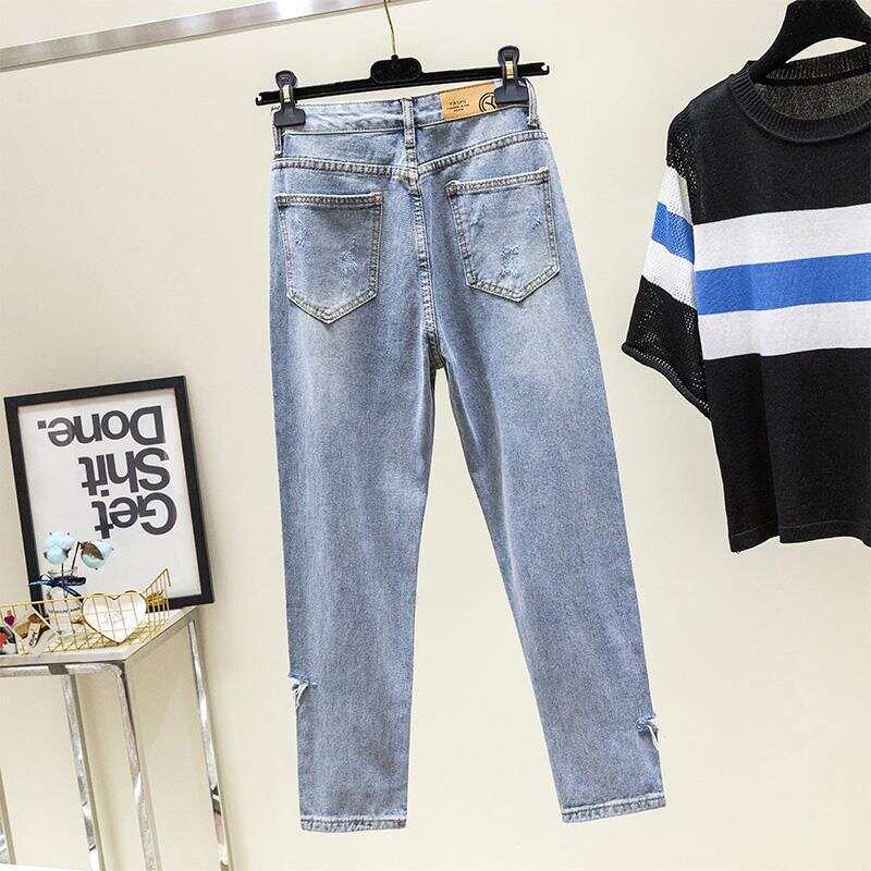 Korean Denim Harlan Cropped Pants