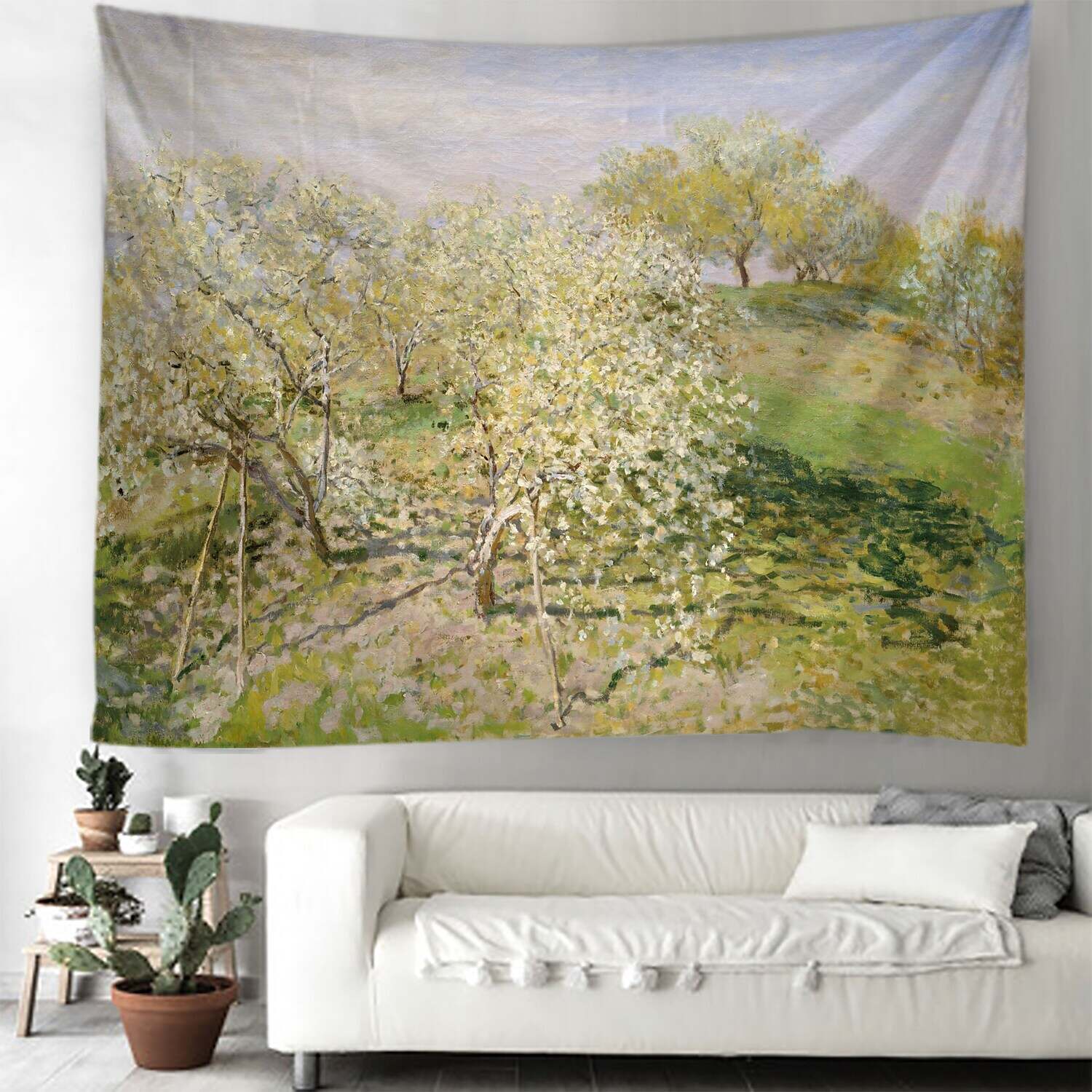 Oil Painting Floral Wall Tapestry Art Decor