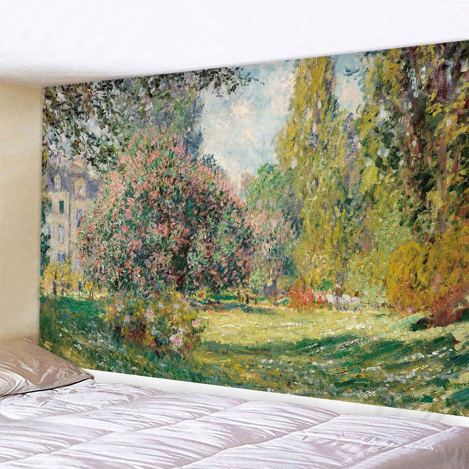 Oil Painting Forest Wall Tapestry Art Decor