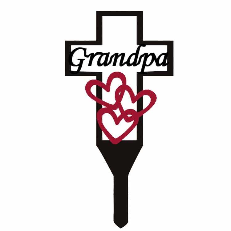 Hot Sale - Cemetery Memorial Cross Stake for Parents
