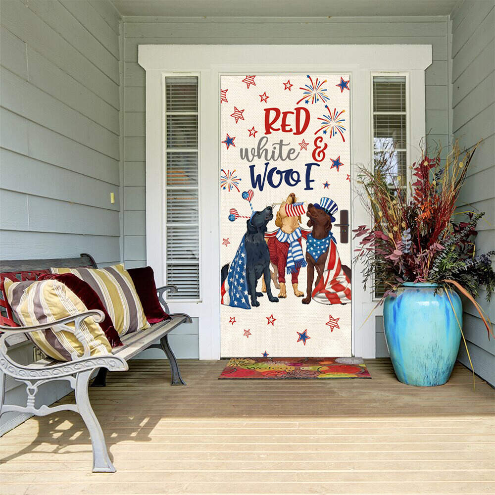 Patriotic Flag Door Set Door Mural