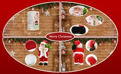 🎁2023-Christmas Hot Sale🎁🔥49% OFF🔥Jiggle Butt Santa Toys✨