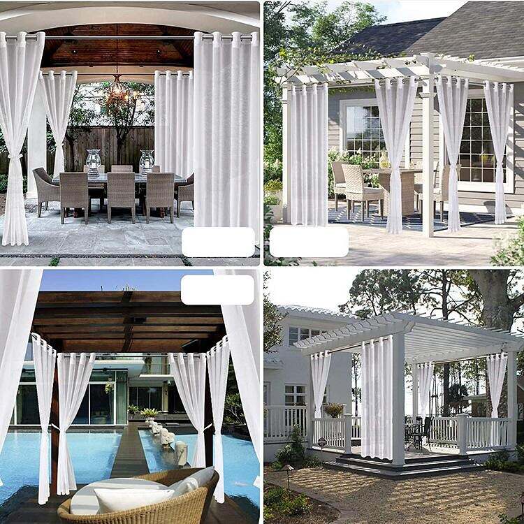 Waterproof Outdoor Curtain Privacy