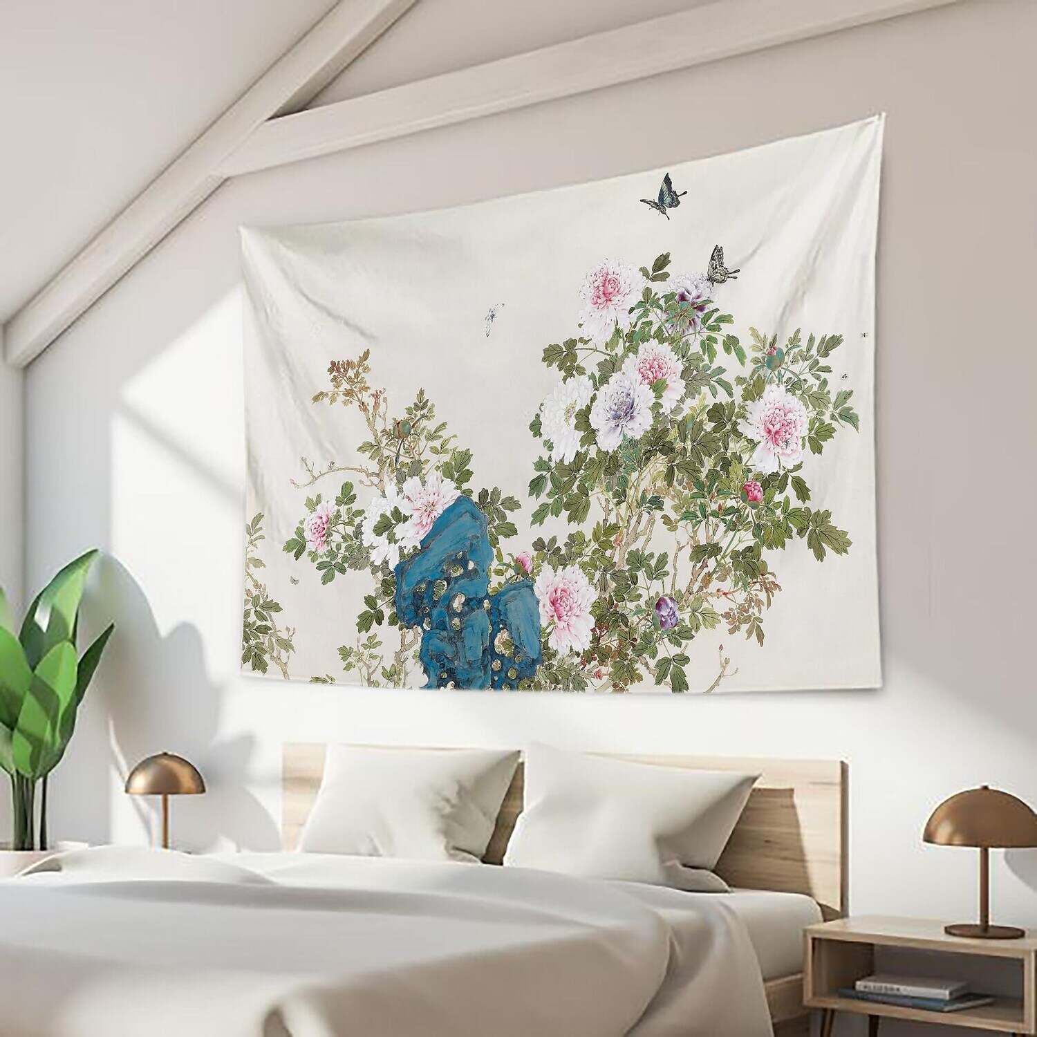 Floral Large Wall Tapestry Art Decor Photograph Backdrop