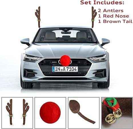 🎄Early Christmas Hot Sale 49% OFF🎁Premium Reindeer Car Kit Antlers