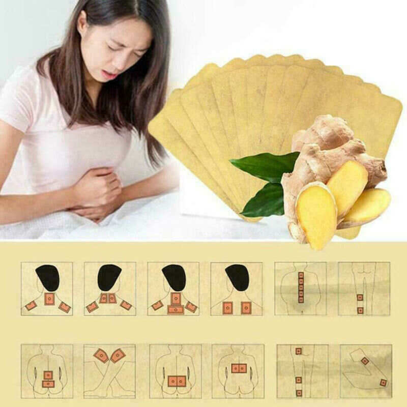 Lymphatic Detox Healing Ginger Patches For Pain & Swelling