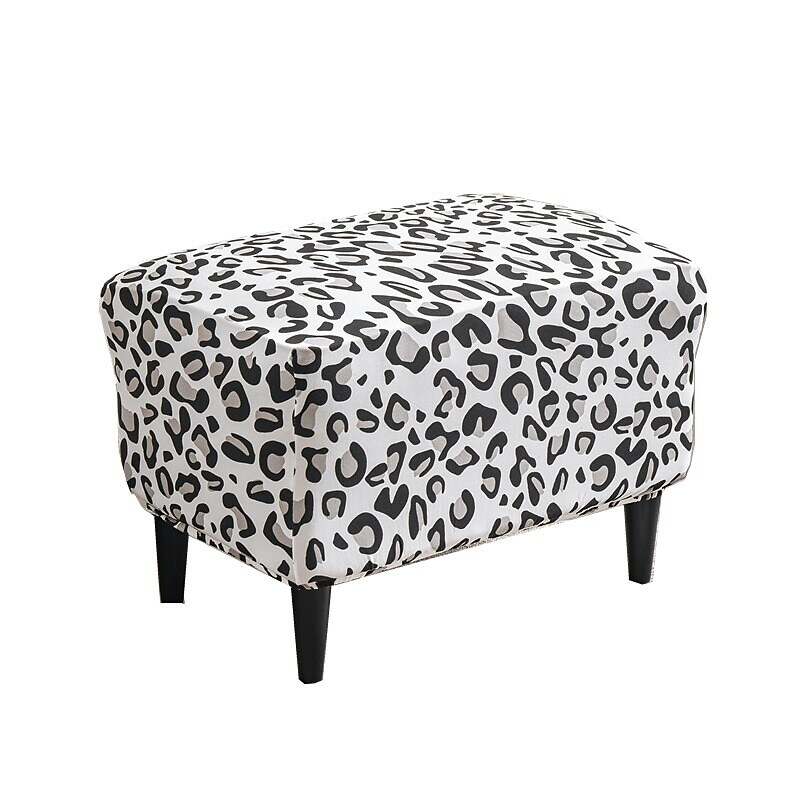 Stretch Ottoman Cover Spandex Storage Covers Footrest Cover