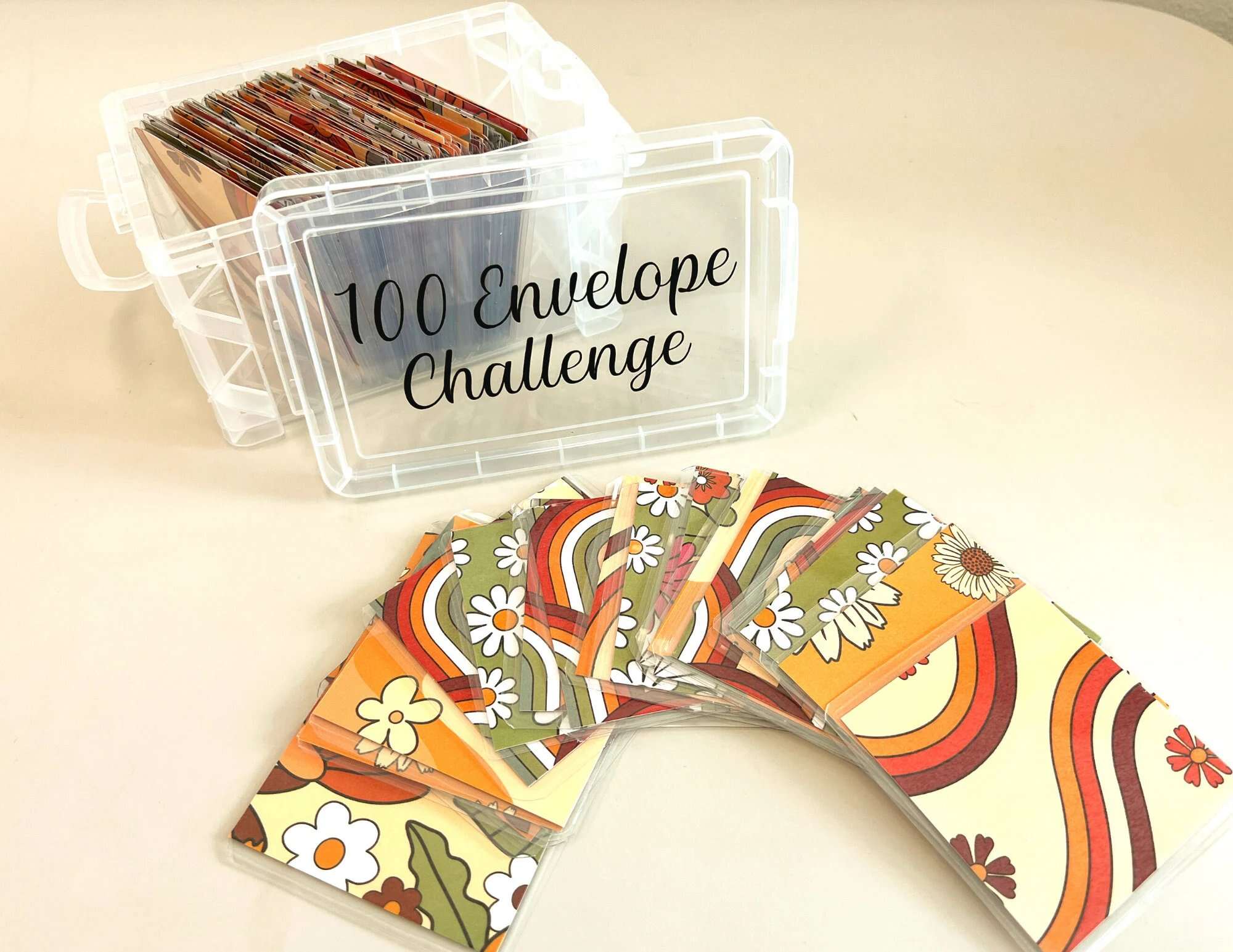 100 Envelope Challenge Box Set|Easy And fun Way To Save $5,050