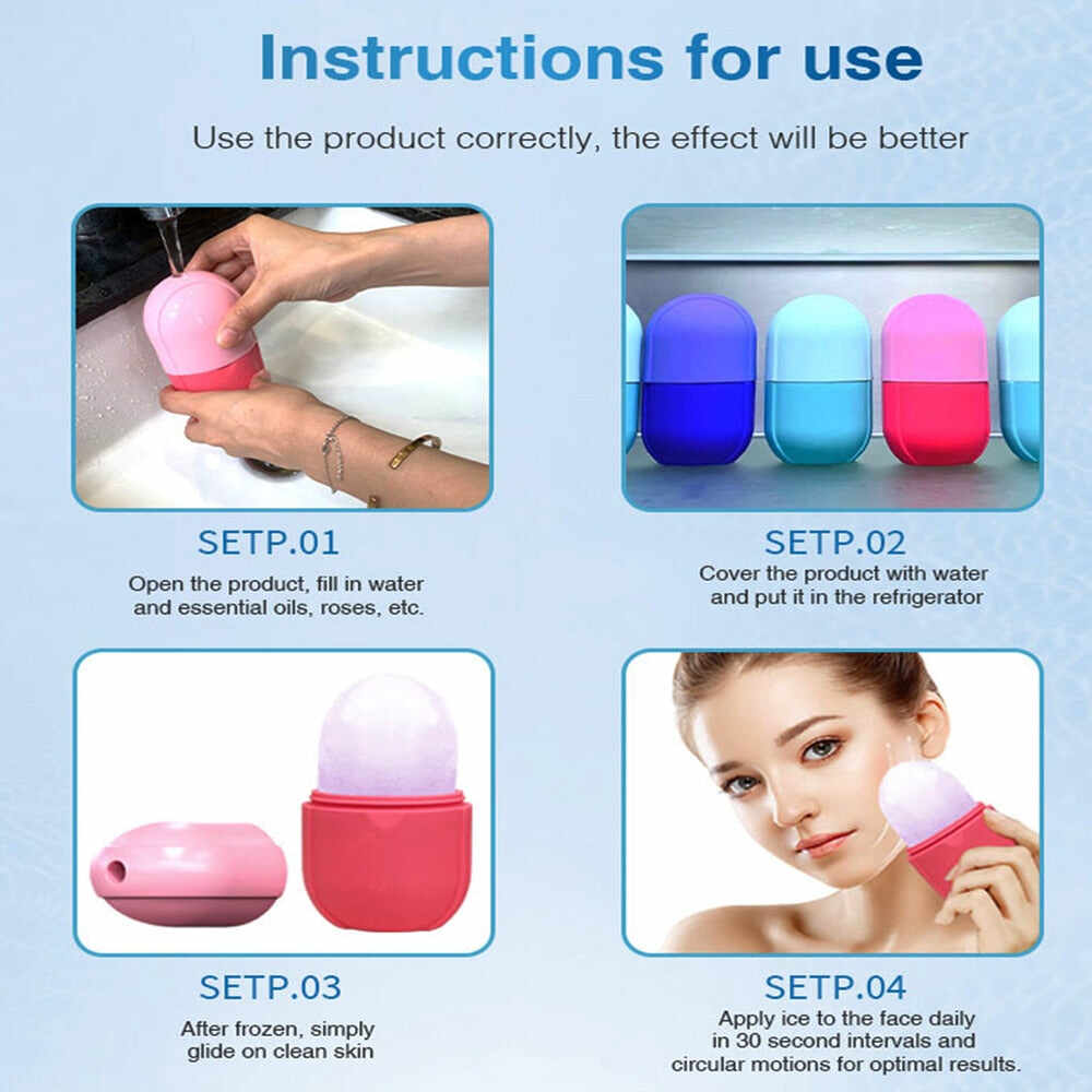 Skin Care Beauty Lifting Contouring Tool Silicone Ice Cube