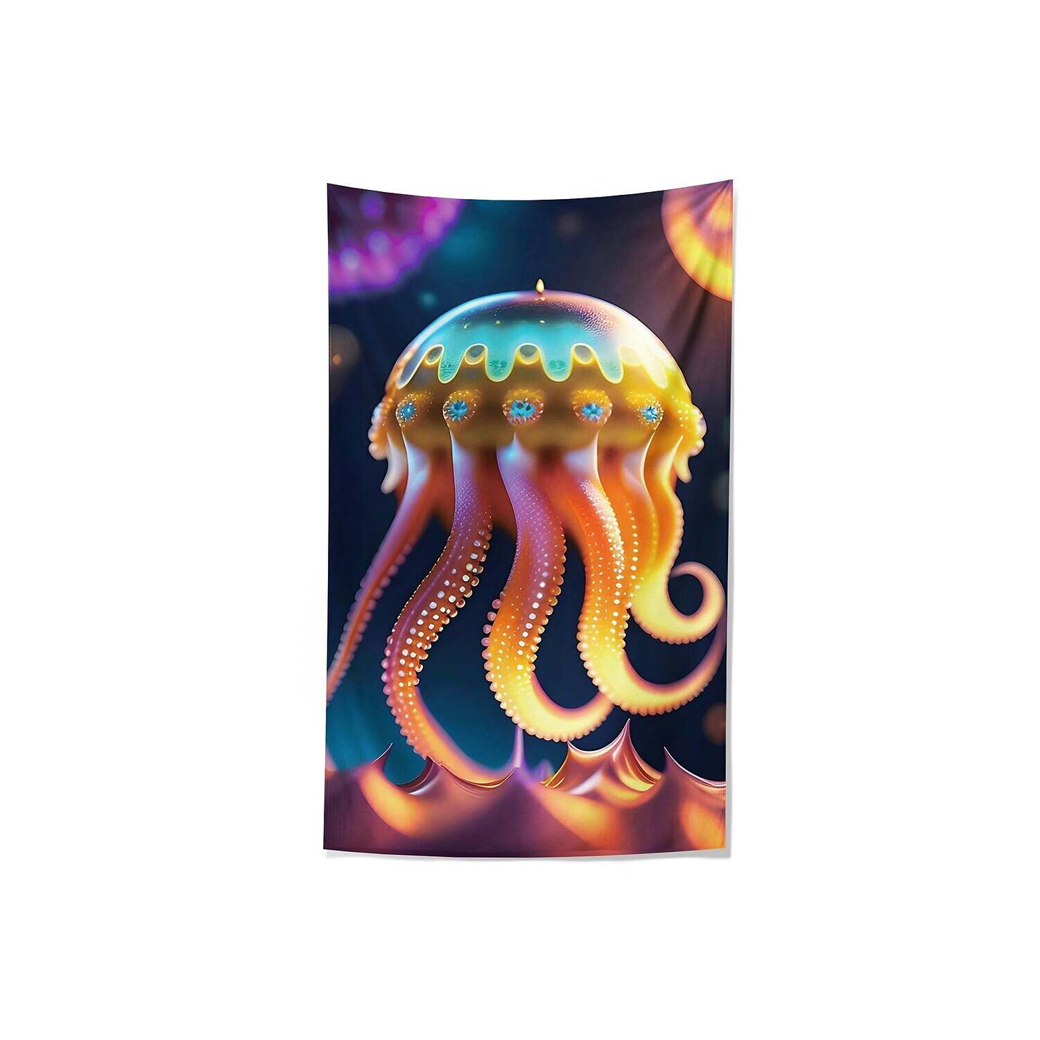 Jellyfish Ocean Wall Tapestry Art Decor