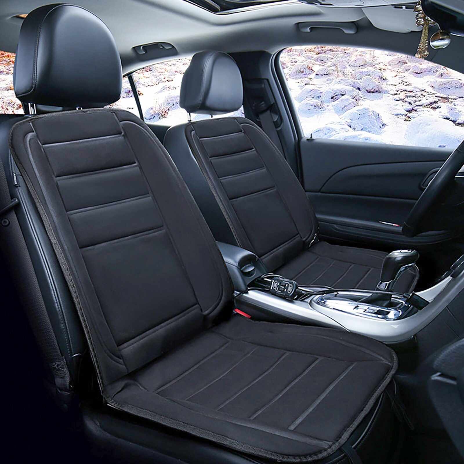 Heated car seat cushion